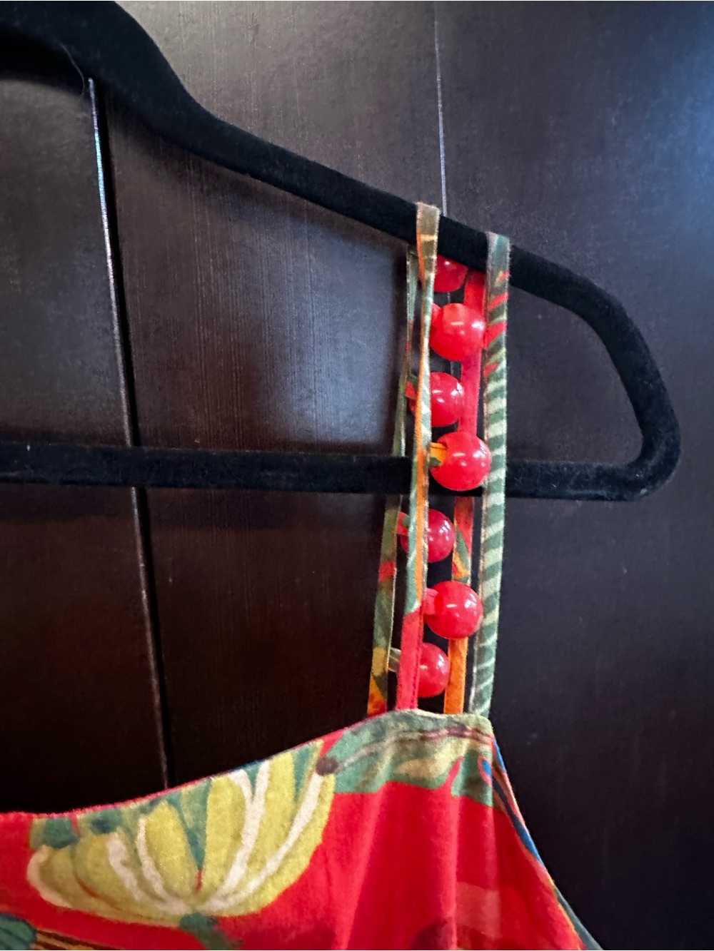 FARM Rio Red & Green Tropical Parrot Maxi Dress - Picture 5 of 7